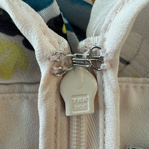 Self-Portrait Graphic Print Floral Dress Pink - Picture 7 of 11